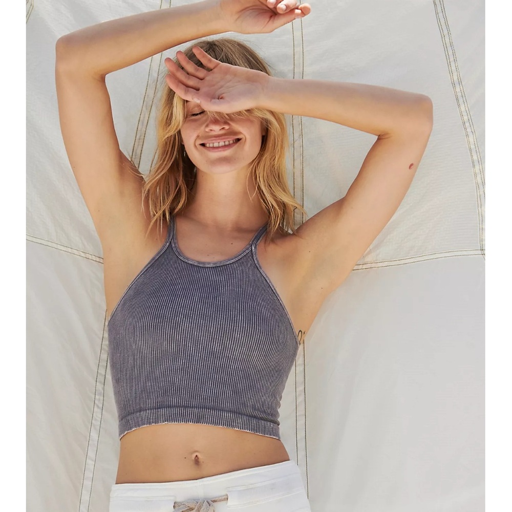 Free People Happiness Runs Long Crop Tank